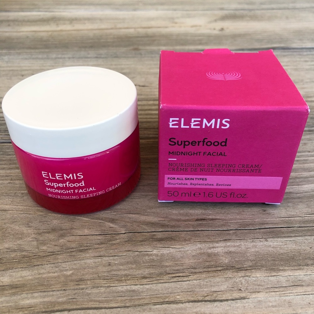 ELEMIS Superfood Midnight Facial Night Moisturizer Treatment Cream Lotion $58
